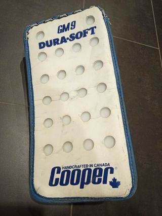 Cooper Gm9 Dura - Soft Senior Goalie Blocker Vintage Hockey Leafs