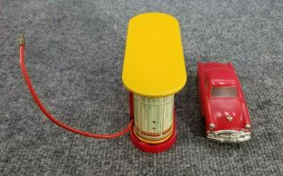 VINTAGE DISTLER ELECTROMATIC FILLING STATION with STUDEBAKER SHELL GERMANY 3
