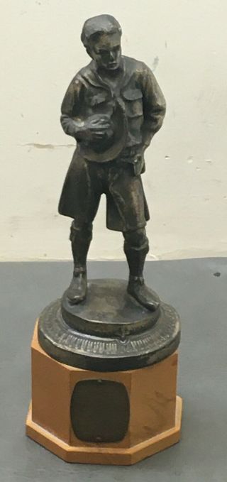 11” Boy Scout Trophy Award 1949 Parkway District Bsa