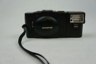 Vintage Olympus Xa2 A11 35mm Rangefinder Film Camera Body & Flash