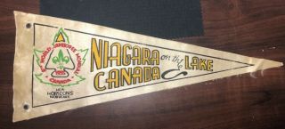 1955 World Scout Jamboree,  Souvenir Pennant Niagara On The Lake,  Canada