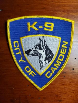 Camden,  Nj Police K - 9 Patch Old