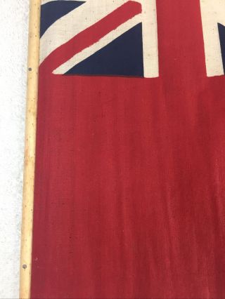 WW2 Era Canadian Red Ensign Union Jack Flag Stick 1921 - 1957 3