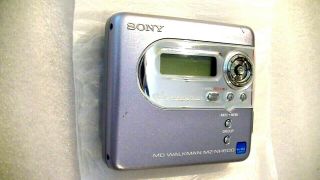 Vintage Sony Hi - Md Minidisc Walkman Recorder Mz - Nh600