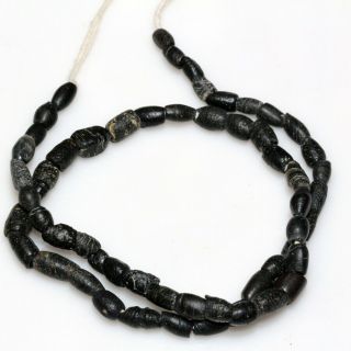 Very Rare Egyptian Stone Beads Necklace Circa 100 Bc - Ad