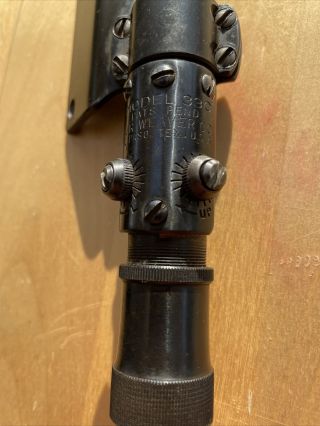 Vintage Weaver Model 330 Riflescope With T5 Mount