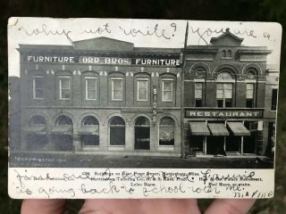 Antique East Front Street - Hattiesburg,  Miss Mississippi Street Scene Postcard