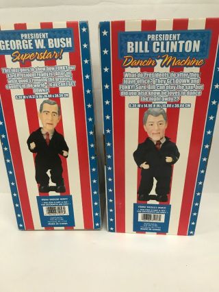 George Bush And Bill Clinton Singing & Dancing Dolls 2