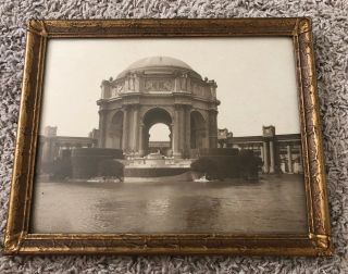 Rare 1915 Panama Pacific Expo Palace Of Fine Arts 8”x10” Sepia Photograph Framed