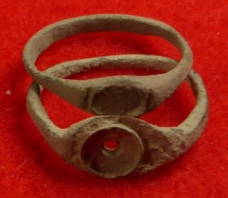 2 As Found Roman Bronze Rings