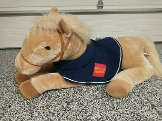 Wells Fargo 44 Inch Pony Nellie 2015 Extra Large Tan Brown Plush Stuffed Horse