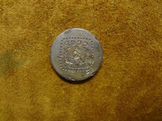 Antique Bronze Wax Seal Stamp.  20 Century.  (for Ussr Passport)