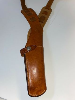 Vintage Bianchi Shoulder Gun Holster; Leather; X15 Medium; Leather;