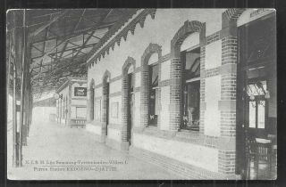 Nism Kedoeng - Djattie Railway Station Java Indonesia Ca 1910