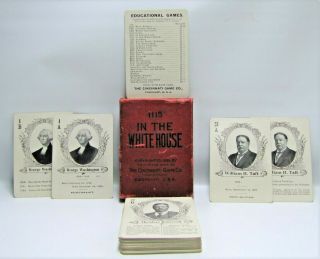 In The White House Presidents Card Game ©1896 Fireside Game Co.