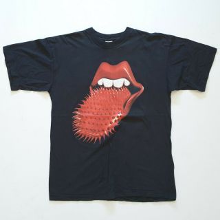 Vintage 1995 Rolling Stones Voodoo Lounge European Tour Xl Black T - Shirt (rare)