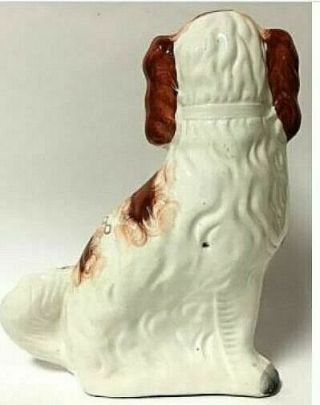 Vintage Staffordshire Spaniel Dog Porcelain Figurine Statute 2