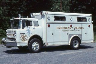 Thurmont Md Squad 10 1972 Ford C Swab Heavy Rescue - Fire Apparatus Slide