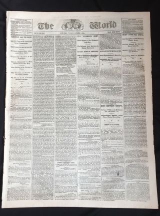 1864 Civil War Newspaper Abraham Lincoln Responds Tennessee Election Protestors