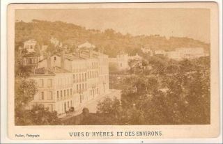 83 Hyeres.  1890.  11 Cm Sur 16 Cm.  Veritable Photo De Poullan.  N°6.  Bld D Orient