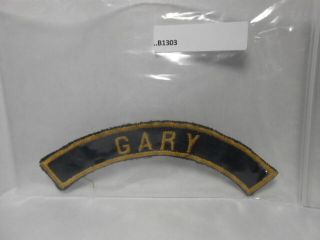 Gary Black Back Stitch Cub Scout City Strip Blue & Gold B1303