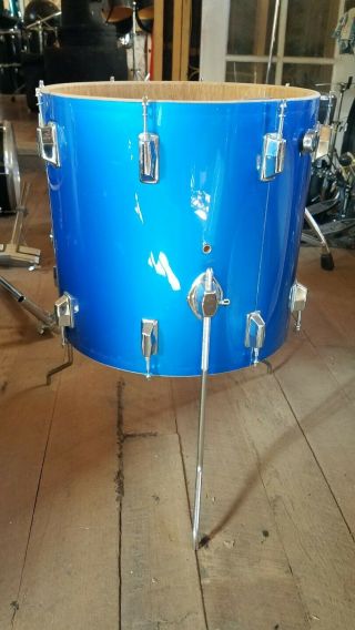 Pearl Floor Tom 70s Vintage Drums 16 " ×16 " Unmarked