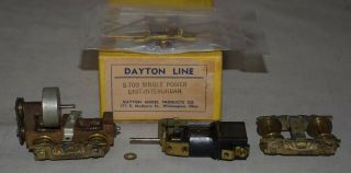 Vintage Dayton Line S - 700 Power Unit Interurban Motor W Pantograph - O Gauge