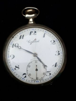 Antique Cortebert Vintage Swiss Pocket Watch 15 Jewels Cal.  532 Rare