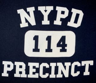 Nypd York City Police Ny Hoodie Sweatshirt Sz L Queens