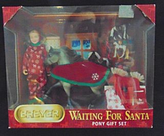 Christmas Breyer Waiting for Santa Horse Doll Accessories 2009 Gift Set 301114 2