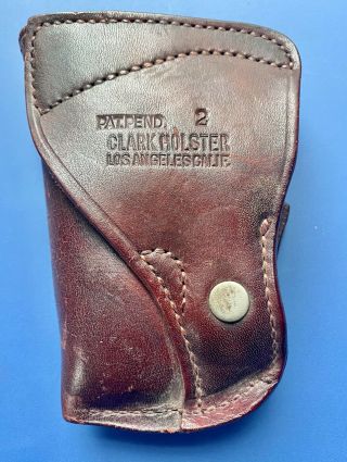 Vintage 1940’s Police.  38 Snub - Nose Speed Holster,  Brown Leather