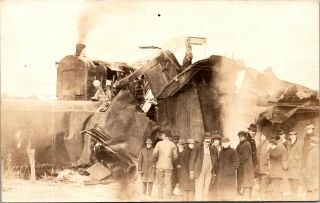 Rppc Railroad Train Wreck At B&o Bridge East Of North Vernon,  Indiana 135190