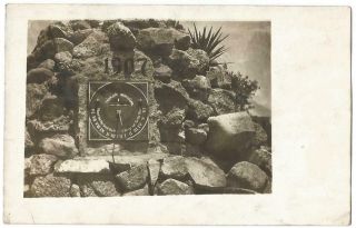 Albuquerque Nm University Of Mexico Sun Dial Cyko Rppc Real Photo 1907