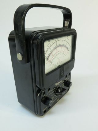 Simpson Model 270 Series 3 Analog Meter Multimeter With Leads
