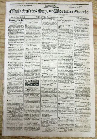 Best 1820 newspaper DETAILED account DAVID BUSHNELL SUBMARINE Revolutionary War 2