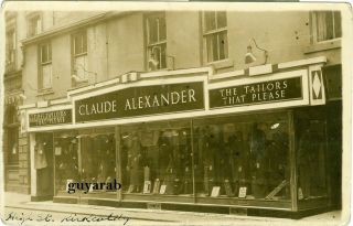 Claude Alexander Tailors Shopfront,  High Street,  Kirkcaldy Rp