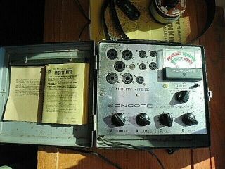Sencore Tc136a Mighty Mite Iv Tube Tester Vintage Tube Checker,  Ham Radio,  Audio