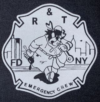 Fdny Nyc Fire Department York City Sweatshirt Sz L Emergency Crew