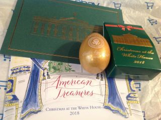 2018 Trump Easter Egg Gold,  Christmas Card,  Booklet,  Kisses