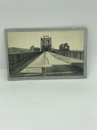 Ironton Ohio Russell Ky Bridge Postcard