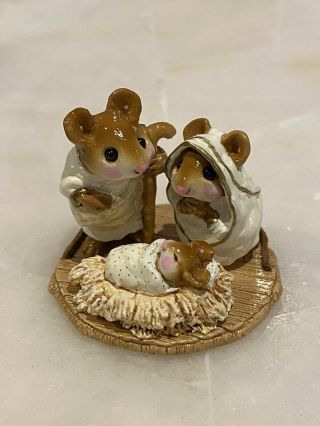 Wee Forest Folk M - 117 Chris Mouse Pageant Special Color