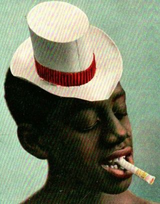 C1907 Tuck Postcard Black Americana Boy Smoking " Full Dress In Dahomey " 6950