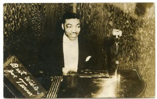 Rppc Joe Turner Black American Entertainer Jazz Pianist