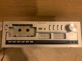 Kenwood Model Kx - 400 Vintage Dolby Stereo Cassette Deck In