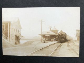 Rppc - Dresden Ny - D&h Railroad Station - Train - Depot - Yates County - York - Hudson Rr