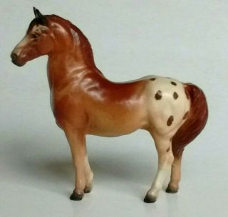 Vtg 1965 - 68 Hagen Renaker 3 " Miniature Appaloosa Horse Maureen Love Matte Repair