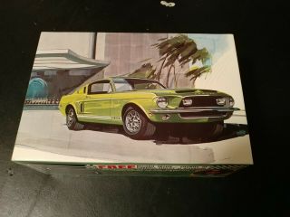 Vintage 1968 Shelby Gt - 500 Amt Model With Record By Carrol Shelby