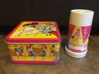 Vintage 1972 Miss America Metal Lunch Box W Thermos Rare Laurie Schaefer 3