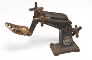 Vintage Industrial Paragon Model 1 Cobbler Shoe Stretcher Tool