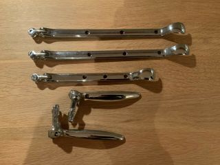 Crittal Window Stays And Handles - Chrome Plated